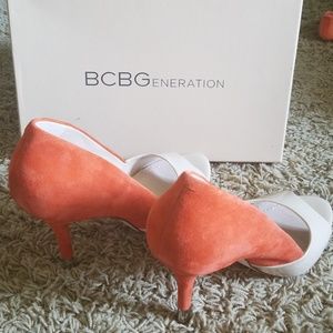 BCBG Peep Toe Heels